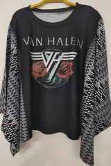 Van Halen Houndstooth Sleeve Tee
